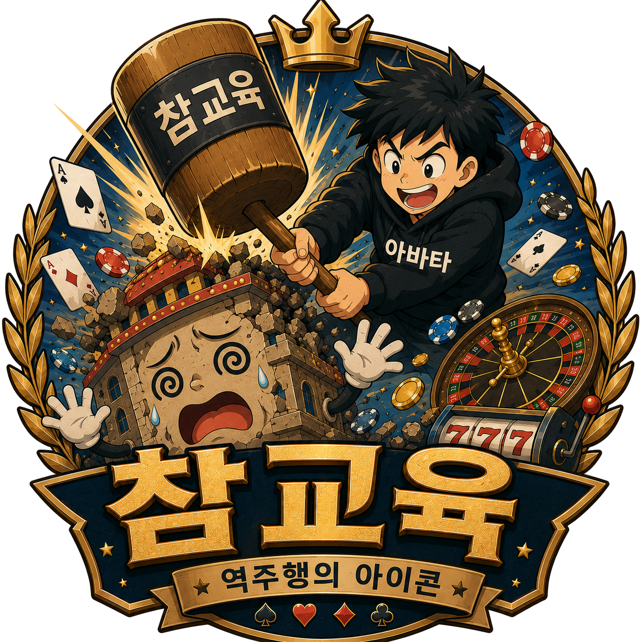 참교육카지노 로고
